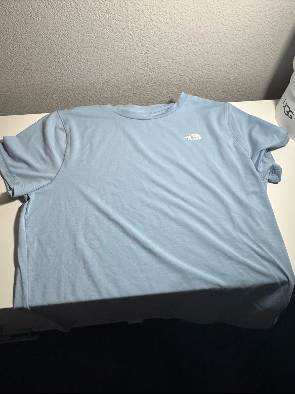 The North Face women's Pale Blue Crewneck Short-Sleeve Tee